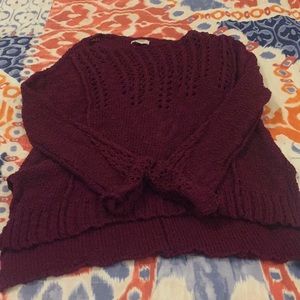 Loose knit sweater 💜